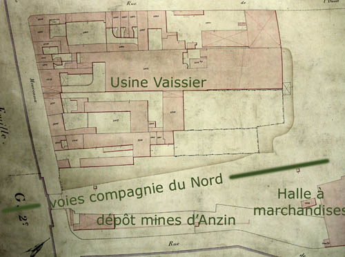 Plan cadastral 1884 – document archives municipales