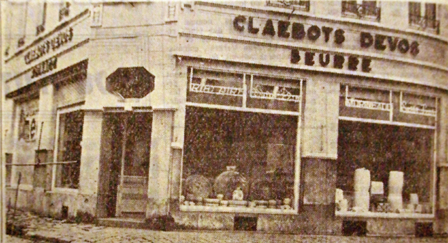 Le magasin Claebots de la rue de Lannoy Photo NE